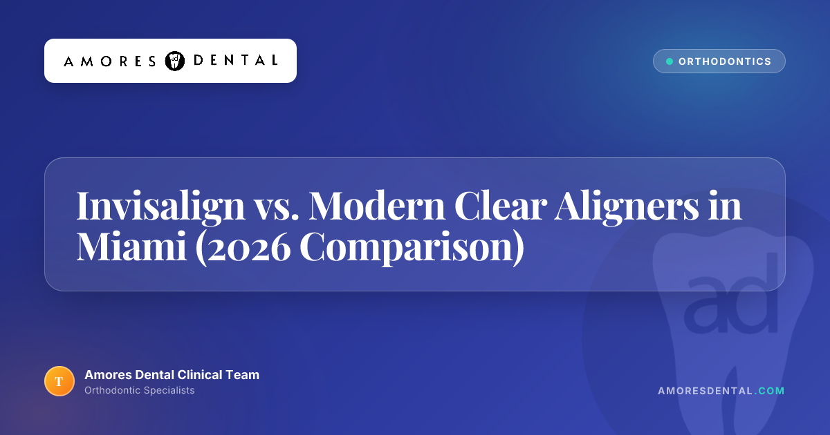 Invisalign vs. Modern Clear Aligners in Miami (2026 Comparison)