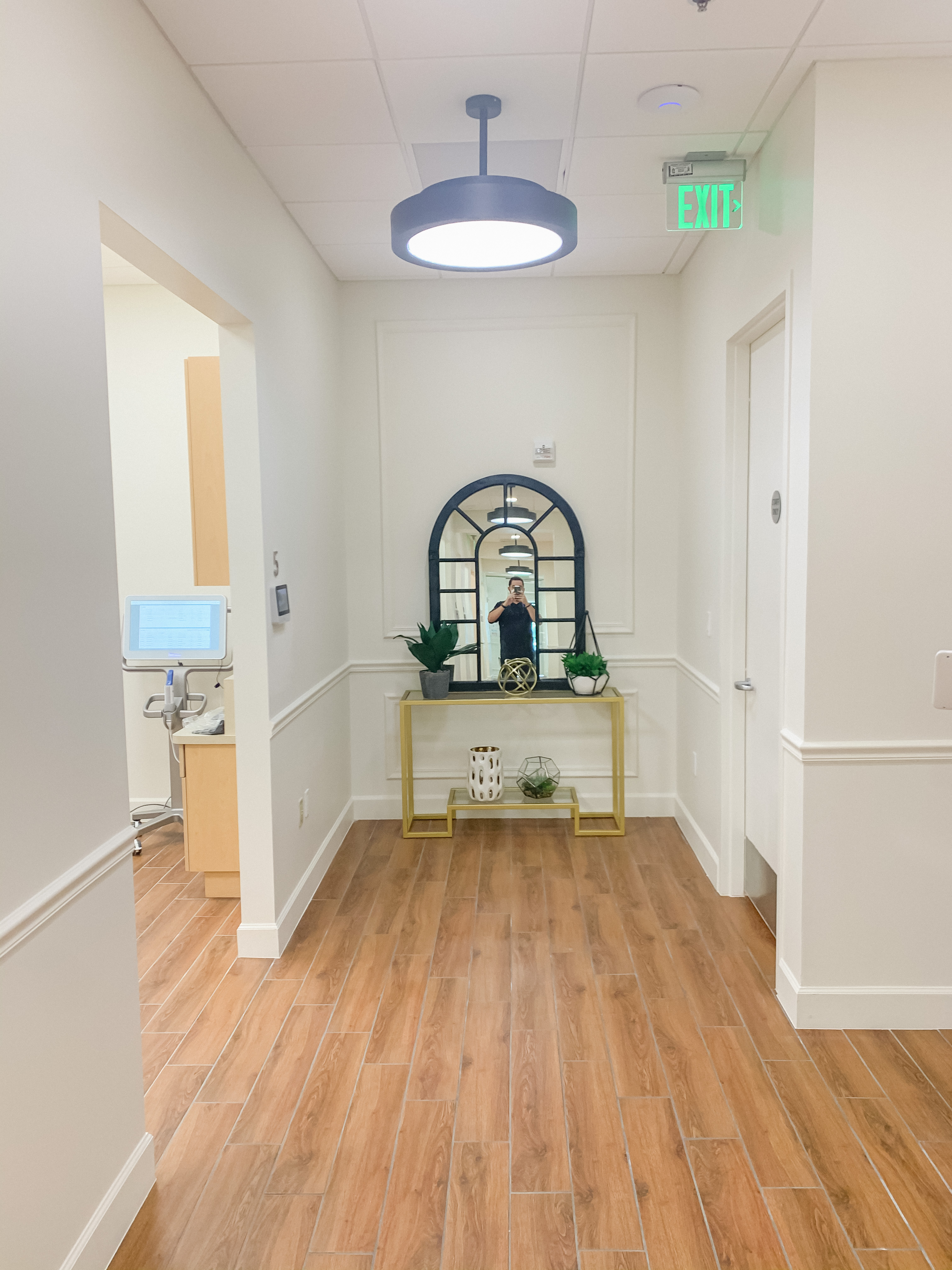 Back hallway at the Dadeland office