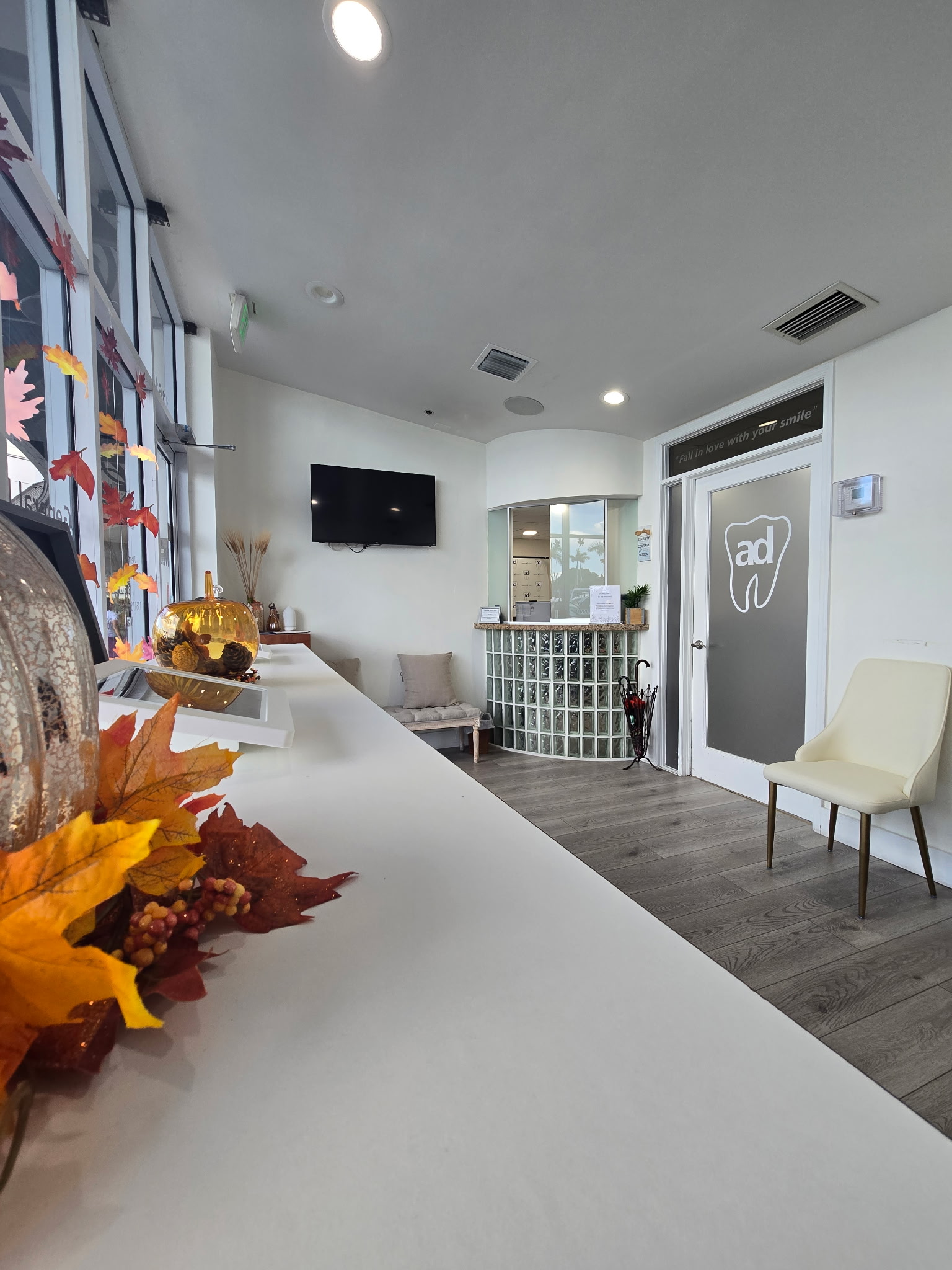 Reception area at the Palmetto Bay office